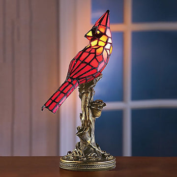 Cardinal Bird-Shaped Table Lamp – Decorative Desk Light