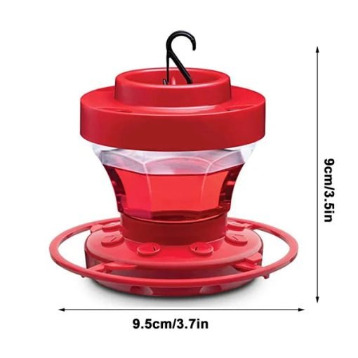 Hanging Bee-Proof Hummingbird Water Feeders with Perch