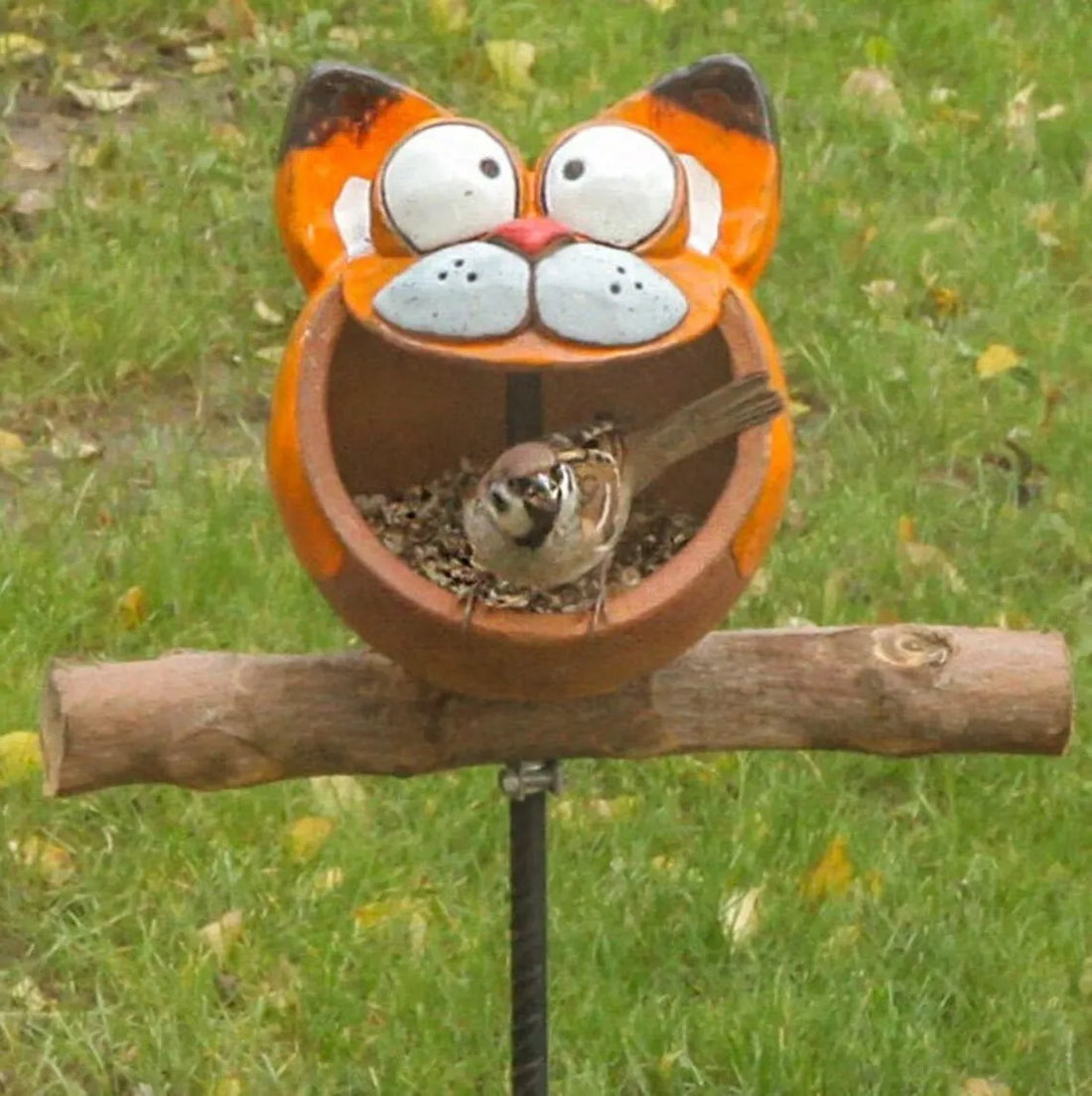 Garden Stake -Bird Feeder