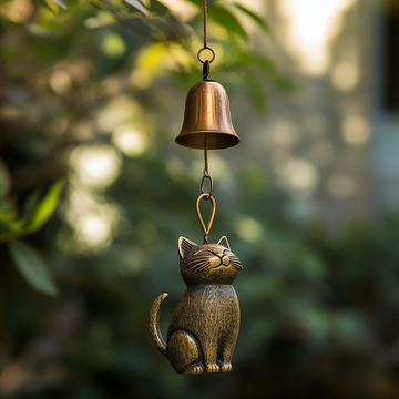 Cat Wind Chime Decoration