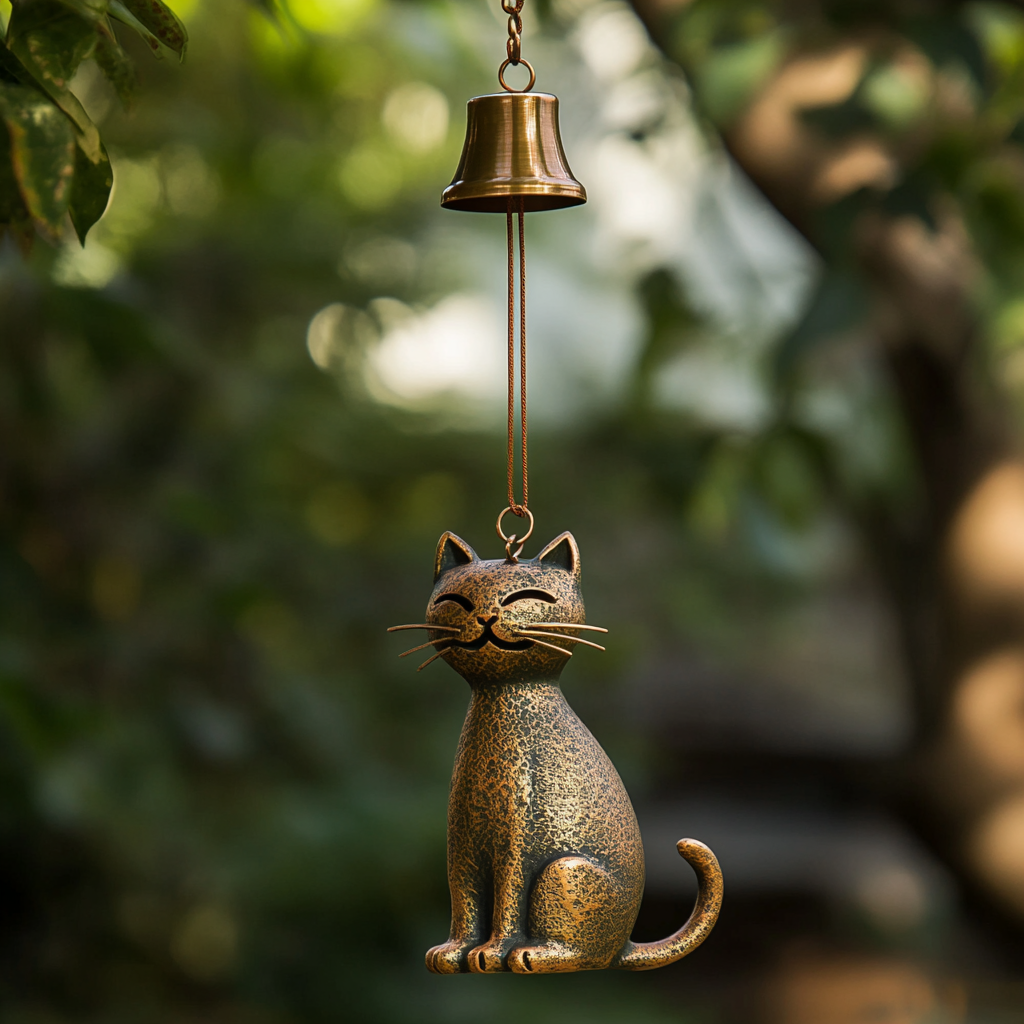 Cat Wind Chime Decoration